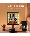 16x16 Pixel Art Display - Bluetooth-app, 5V USB, 20x20cm, 10W