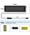 Pixel matrix panel 16x96 - Bluetooth, 5V USB