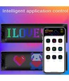 1x Pixel matrix panel 32x128 - Bluetooth, 5V USB