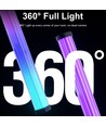 2x RGBIC ambient light bar - 33 cm, Bluetooth, 360° ljus
