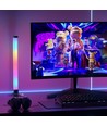 2-pack ambient gamer bordslampor - RGB löpande ljus, 360° effekt, 33 cm