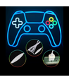 Controller neonskylt gamepad, LED-ljus - Stor modell 39x27 cm, perfekt för gamingrum