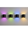 LEDlife RGB+CCT 6W vägglampa - Zigbee, svart, rund, upp/ner, justerbar, inomhus/utomhus, IP65, inkl. ljuskälla