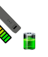RGBIC musiksynkroniseringsbordslampa - 18 cm, inbyggt batteri, Bluetooth
