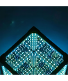 Infinity Cube 10x10 RGBIC - 3D-ljuseffekt, fjärrkontroll, USB