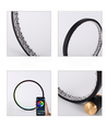 Slim Cirkel RGBIC lampa - Ø20cm, Bluetooth, 5V USB