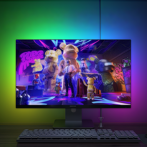 PC Sync LED strip 24" skärm 4 sidor - RGBIC, USB, 60 LED/m, 10W/m