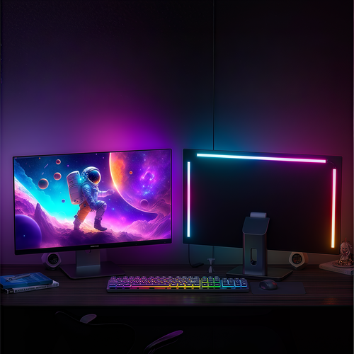 PC Sync LED strip 32" skärm 3 sidor - RGBIC, USB, 60 LED/m, 10W/m