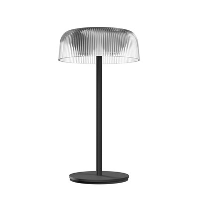 2,5W Lumina Fungi solcells trädgårds/bordslampa, 3,7V - 200lm, IP44, varmvit, dimbar, USB-C laddning
