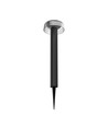 2,5W Solcellslampa för trädgård med spett - 3-stegs dimbar, USB-C, IP44 utomhus, svart