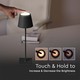 Lagertömning: V-Tac uppladelig bordslampa - Svart, IP20, touch dimbar, modell mini
