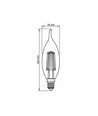 C35 LED-lampa 6W E14 - glödtråd flamma neutralvit, 230V, 806lm