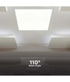 V-Tac 60x60 PHILIPS driver LED-panel - 40W, 120lm/W, 5 års tillverkningsgaranti, vit kant