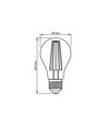 A60 LED-lampa 10W E27 - glödtråd, neutralvit, 230V, 1200lm, förbrukning 10W