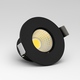 LEDlife Focu38 möbelspot infällning RA92 - Hål: Ø3,5 cm, Mått: Ø3,8 cm, Svart, 2W, 12V DC