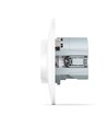 Enkel Schuko-uttag - USB-A+USB-C, vit