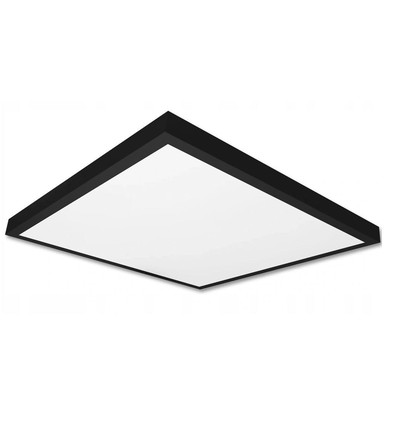 60x60 LED panel - 40W, 3200lm, inbyggd i svart ram