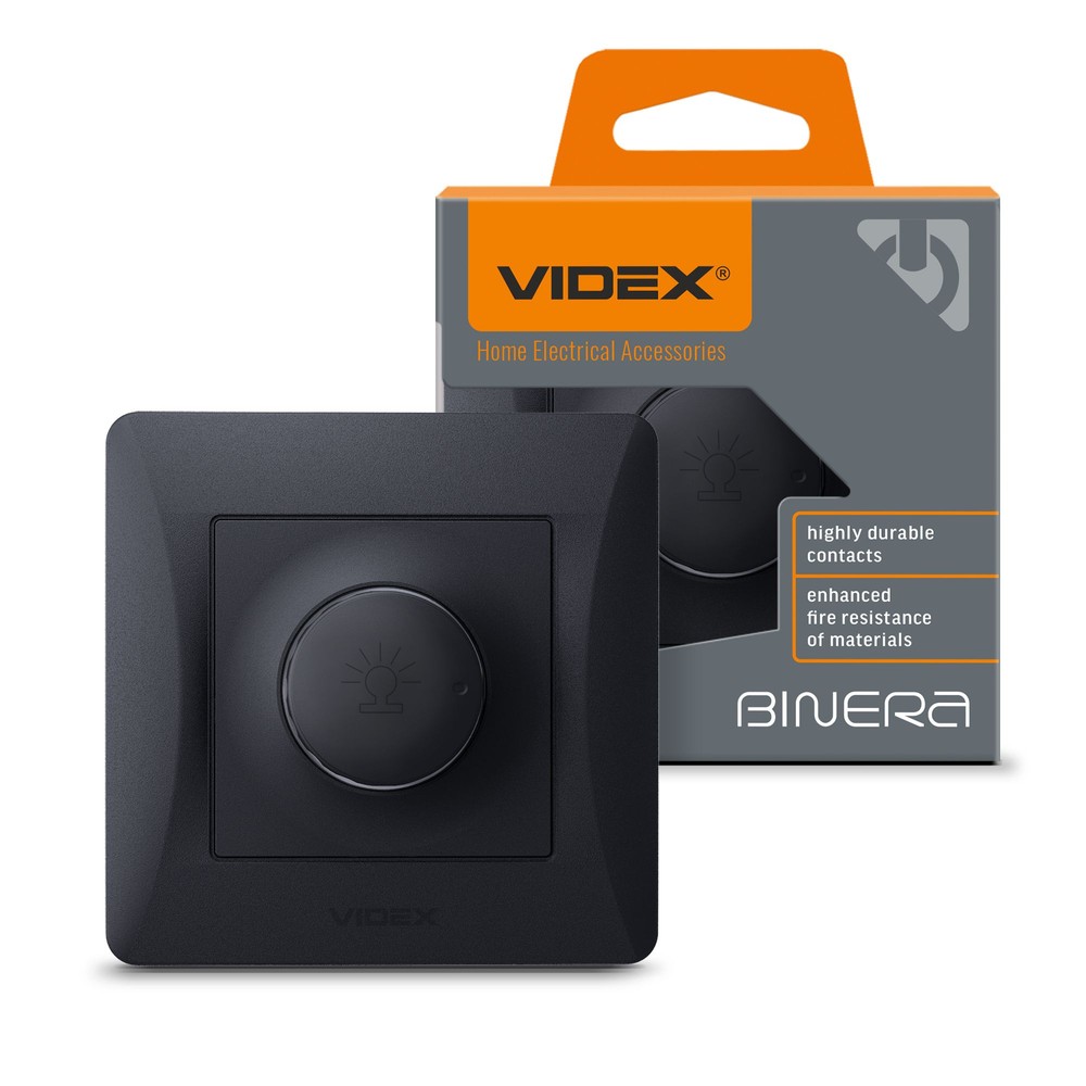 600 W - dimmer, svart