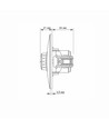 600 W - dimmer, svart