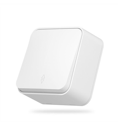 Ytmonterad vipbrytare - 1-polig, IP20, vit