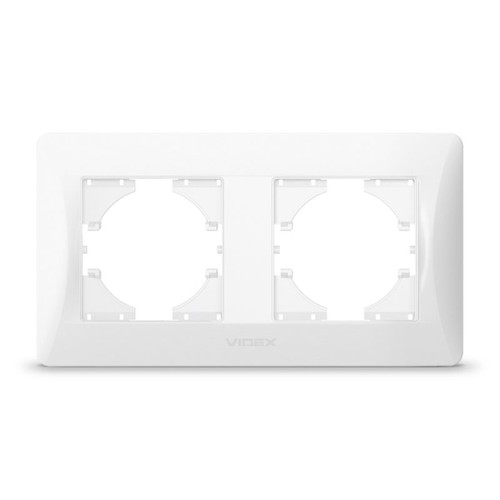 Ram - 2-platser, horisontell, vit