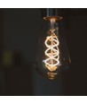 St64 LED-lampa 4W E27 - koltrådsdämpbar spiral gråtonad / askfärgad extra varm vit, spänning: 230V, ljusstyrka: 100