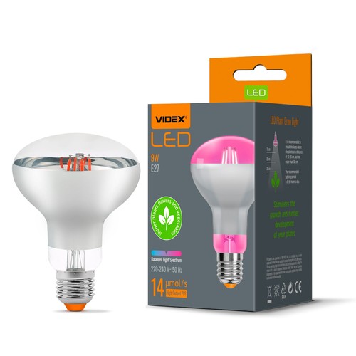 R80 LED växtbelysning 9W E27 - Fito, 230V