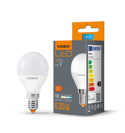 G45 LED-lampa 7W E14 - neutralvit, 230V, 630lm, förbrukning 7W