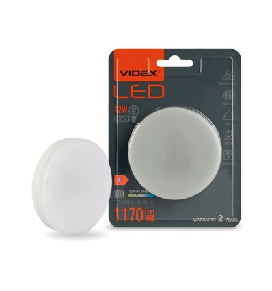 12W LED GX53 - Varmvit, 230V