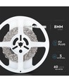 V-Tac 7W/m RGB LED strip komplett kit - 5m, 60 LED per. meter