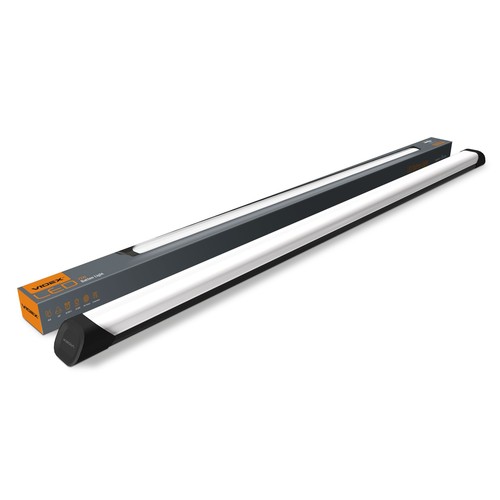 120cm LED armatur 72W - 5000K, svart, 230V