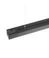 60 cm kedjelampa linjeljus 24W - 5000K, svart, 230V, 2400lm