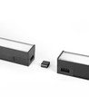 120 cm kedjelampa linjeljus 50W - LED, 5000K, svart, 230V, 5000lm