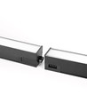 120 cm kedjelampa linjeljus 50W - LED, 5000K, svart, 230V, 5000lm