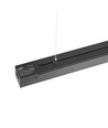 120 cm kedjelampa linjeljus 50W - LED, 5000K, svart, 230V, 5000lm