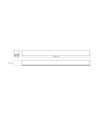 120 cm kedjelampa linjeljus 50W - LED, 5000K, svart, 230V, 5000lm