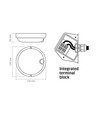 Kira vägglampa 11W - LED, rörelsedetektor PIR, neutralvit, 230V, 1200lm