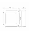 Vika vägglampa 24W - neutralvit, 230V, 2600lm, förbrukning 24W