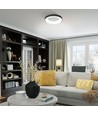 Edge taklampa 72W - svart, 230V, ljusstyrka 7500, förbrukning 72