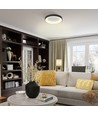 Edge taklampa 72W - svart, 230V, ljusstyrka 7500, förbrukning 72