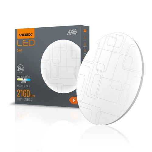 Mila taklampa 24W - LED, neutralvit, 230V, 2500lm, förbrukning 24W