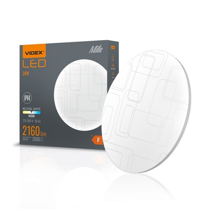 Mila taklampa 24W - LED, neutralvit, 230V, 2500lm, förbrukning 24W