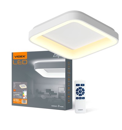 Edge taklampa 72W - 230V, 7500lm, vit