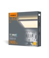 LED taklampa 24W - Fyrkantig, vit, neutral, spänning: 230V, ljusstyrka: 2900, förbrukning: 22