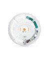 30W LED sensorlampa med nödljus – justerbar watt/CCT, IP44, inbyggt batteri