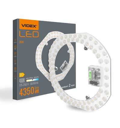 36W LED modul - 4000K, 4350lm, IP20 inomhus, 270x270mm