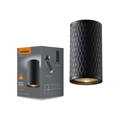 Svart takmonterad takspotlight - Snygg design, GU10-sockel