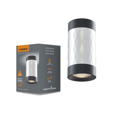 GU10 takmonterad spot - Svart, aluminium, utan ljuskälla, IP20 inomhus