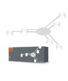 Takspotlampa GX53 - spänning: 230V, förbrukning: max 6x30
