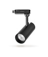 10W 1-fas skenspot - 36 grader, 4000K, Svart, IP20, RA80
